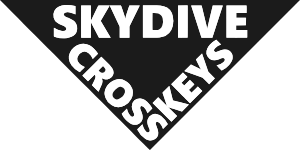Logo for skydive cross keys